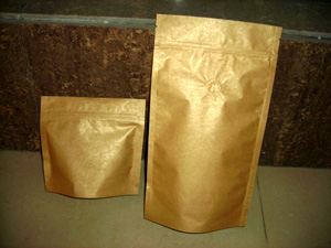 Kraft coffee bag